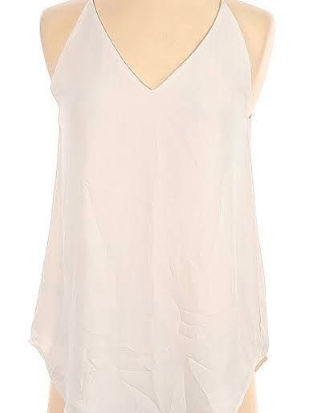LOFT Cream V-Neck Camisole